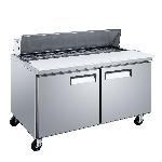 Commercial Stainless Steel Sandwich Pizza Prep Tables Salad Bar Table Top Fridge Refrigerator Cold R