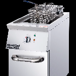 Commercial Deep Fryer Automatic Temperature Control 304 Stainless Steel Worktop Electric Single Tank