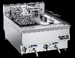 High Quality DUKERS Commercial Grade Countertop Electric Fryer Stainless Steel 2 Tank 2 Basket High 