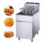 Commercial Stainless Steel Gas Deep Fryer for Restaurant Hotel Use 5 Burners High Quality High Tempe