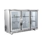 Commercial Fridge for Drinks 3 Door Upright Commercial Cooler Fridge Stainless Steel Display Freezer