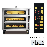 Buy Professional Electric 3 Deck 9 Trays Big Commercial Bread Making Machine Convection Combined Ove