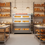 Economic Electric Deck Oven Computer Commercial Bakery Equipment Pizza Bread Making 3 Deck 9 Tray El