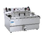 Automatic Stainless Steel Commercial Electric French Fry Chicken Machine Pan Set Table Type Frying F