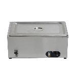 Buffet Food Warmer Stainless Steel Steam Table with Temperature Control for Restaurants Bain Marie