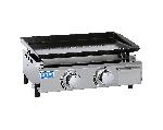 2 Head Gas Smokeless Indoor Non-Stick Griddle Portable Fried Chicken and Fish Gas Grill BBQ Compact 