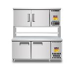 September Purchasing Festival Fast Food Shop Refrigerator Equipment Restaurant Working Table Wall Fr