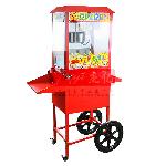 High Performance Easy Move Industrial Commercial Electric & Battery Popcorn Maker with Cart for Hous