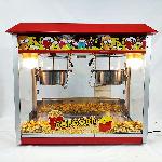Professional Commercial Electric Popcorn Maker Stainless Steel Household Quick-Heat Technology Butte