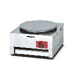 Single Plate Gas Crepe Maker Commercial Non-Stick Round Pancake Griddle with Temperature Control for