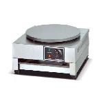 Single Plate Electric Crepe Maker Commercial Non-Stick Round Pancake Griddle with Temp Control for S