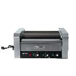 Hot Dog Grill Machine With Warmer Stainless Steel Commercial Hot Dog Roller With Warming showcase fo