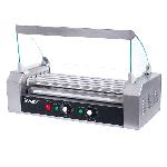 Hot Dog Roller Grill Fully Automatic Electric Stainless Steel Non-stick Rollers 5 Rollers Easy to Op