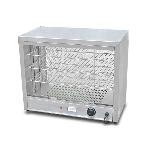 High Quality Stainless Steel Glass Chicken Sausage Display Warming Showcase Electric Table Top Food 