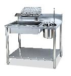 Commercial Manual Breading Table Stainless Steel Table Workstation