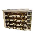 High Performance Stainless Steel Hamburger Meat Warmer Cabinet 4 Deck 9 Trays 3600W Digital Control
