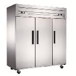 Commercial Stainless Steel 304/201 Reach-In Refrigerator Upright Design Digital Temperature Control 