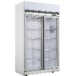 Hotel Two Glass Door Bottle Beer Cooler Commercial Display Cold Drinks Upright Refrigerator Fridge f