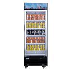 Commercial Glass Door Refrigerator Merchandiser Cooler LED Light Automatic Defrost Digital Control D