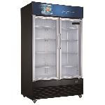 Wholesale Custom Commercial Showcase Display Double Glass Doors Adjustable Shelves Beer Fridge Drink